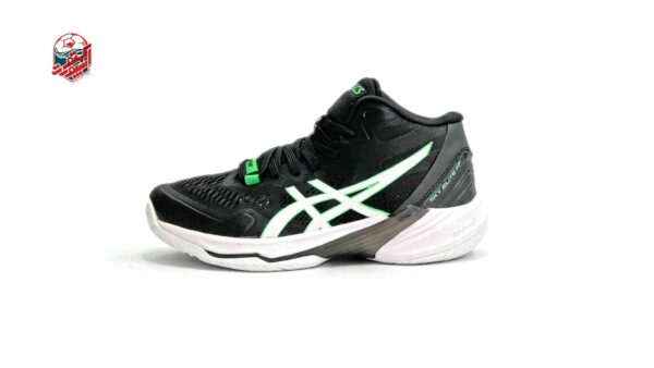 کفش والیبال اسیکس اسکای الیت مشکی و سبز Asics Sky Elite ff 2 Black Green | کهتو اسپورت