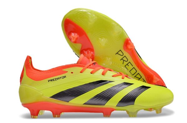 کفش فوتبال آدیداس پریدیتور Adidas Predator Elite FG YELLOW BLACK Orange -کهتو اسپورت