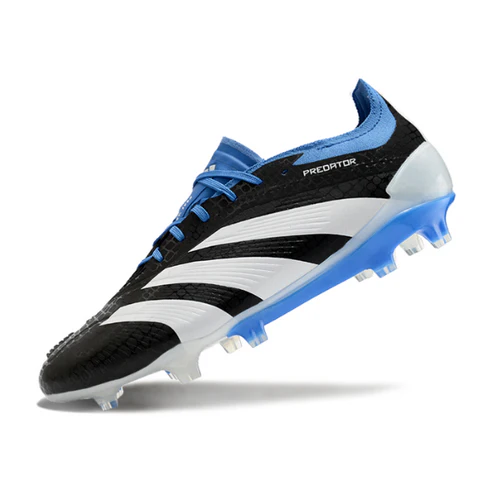 کفش فوتبال آدیداس پریدیتور مشکی و آبی Adidas Predator Elite FG SE