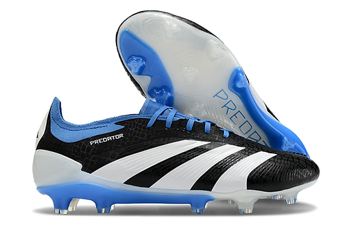 کفش فوتبال آدیداس پریدیتور مشکی و آبی Adidas Predator Elite FG SE