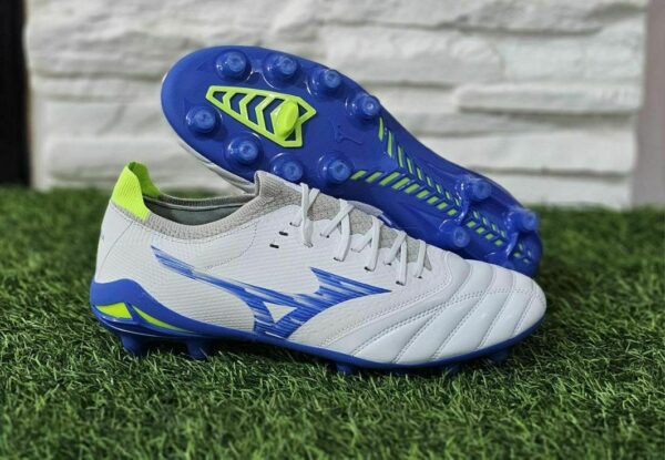 کفش فوتبال میزانو مورلیا زبانه کش Mizuno Morelia Neo 3 رنگ آبی