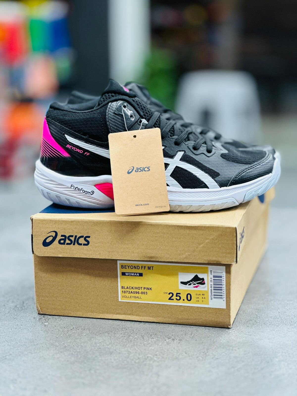 کفش والیبال اسیکس مشکی مدل Asics Sky FF beyond