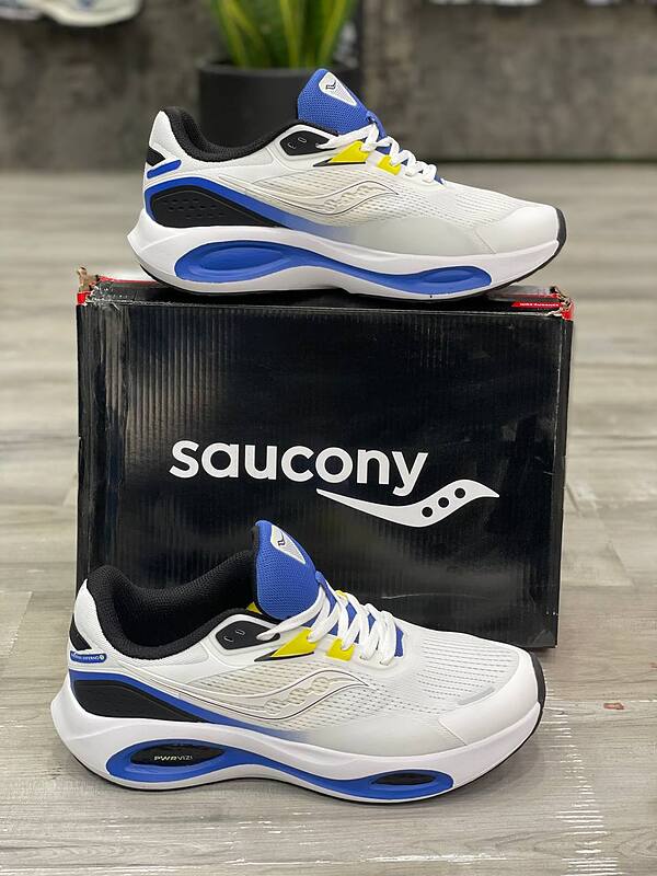 کفش (کتونی) مردانه ساکونی Saucony Triumph 19 سفید نیلی