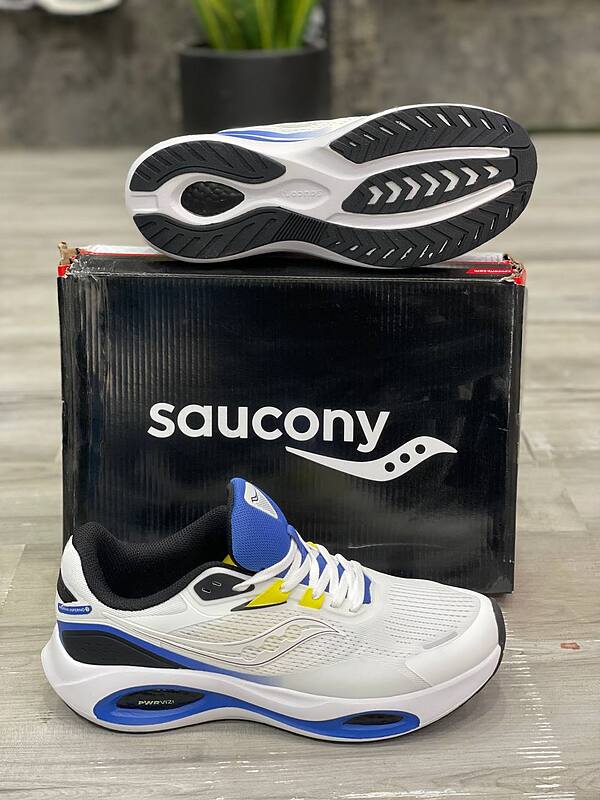 کفش (کتونی) مردانه ساکونی Saucony Triumph 19 سفید نیلی